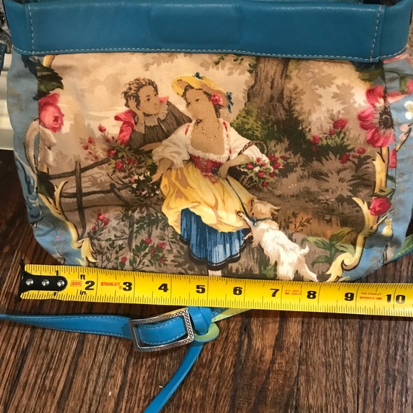 Rare Brighton reversible leather & tapestry purse - Picture 11 of 12